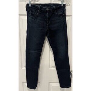 AG Adriano Women's Size 29x29 Legging Super Skinny Dark Wash Denim Jeans